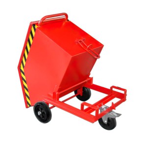 Tipping Skip On Wheels
